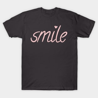 Millennial Pink Smile T-Shirt